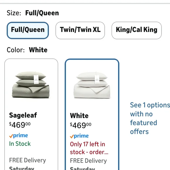 Cream Organic Cotton Bedding Set - Picture 2 of 2